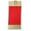 Pergament rosu,de hartie de orez, pentru caligrafie, pictura, necompletat, montat pe panza de matase brocart
