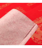 Hartie Xuan de orez, festiva, pentru cuplete caligrafie, rosie, cu model auriu, dimensiuni diferite 