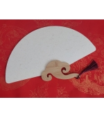 Evantai, hartie de orez, nescris, caligrafie chineza pictura creație, decor, CREM