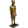 Model uman de acupunctura, reproducere traditionala chinezeasca,  din bronz, 24 cm (cod S44)
