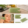 Piatra Gua Sha din jad forma V (cod G12)