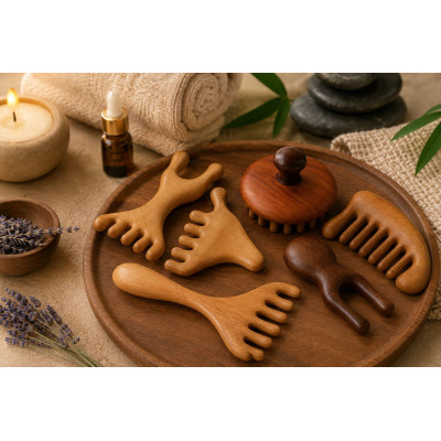 Set 6 dispozitive Gua Sha...