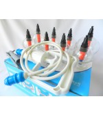 Set ventuze plastic cu magneti si pompa (cod V09)