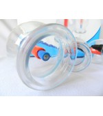 Plastic suction cups kit with magnets and pump (code V09)