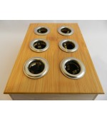 Moxa box with 6 holes (code M26)