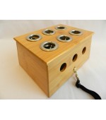 Moxa box with 6 holes (code M26)