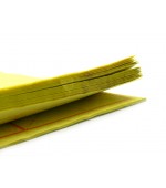 Set foi galbene pentru caligrafie chineza mare - 12 chenare (cod B85-1)