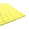 Set of yellow paper sheets for Chinese calligraphy - 30 squares (code B85-4)