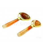 Set of agate rollers for facial massage (code R84)