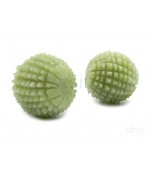 Bile zimtate pentru masaj din jad, 4 cm (cod R85)