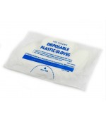 Manusi transparente de unica folosinta din plastic (cod U02)