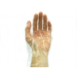 Disposable transparent plastic gloves (code U02)