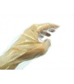 Manusi transparente de unica folosinta din plastic (cod U02)