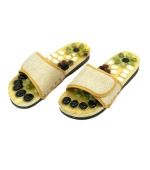Reflexology slippers with natural stones (code R25)