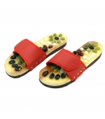 Reflexology slippers with natural stones (code R25)