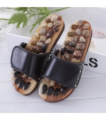 Reflexology slippers with natural stones (code R25)