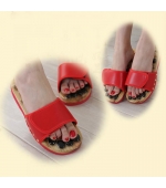 Reflexology slippers with natural stones (code R25)
