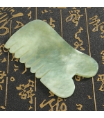 Piatra Gua Sha din jad forma pieptene (cod G05)