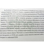 The ten stages of Diagnostics and Therapeutics in TCM (cod C56)