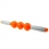 Roller masaj stick cu 3 bile zimtate portocalii(cod R122-2)