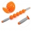 Roller masaj stick cu 5 bile zimtate portocalii (cod R121)