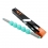 Roller masaj stick cu 5 bile zimtate turcoaz (cod R121-3)