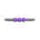 Roller masaj stick cu 3 bile zimtate mov(cod R122)