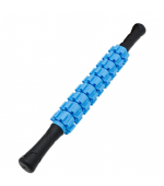 Roller masaj stick cu 9 role zimtate albastre (cod R123)