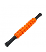 Roller masaj stick cu 9 role zimtate portocalii (cod R123-1)