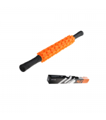 Roller masaj stick cu 9 role zimtate portocalii (cod R123-1)