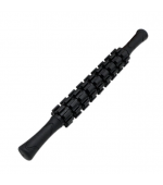 Roller masaj stick cu 9 role zimtate negre (cod R123-3)