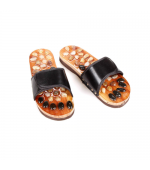 Reflexology slippers with natural stones (code R25)
