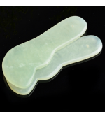 Piatra Gua Sha din jad, pentru zona ochilor  (cod G15)