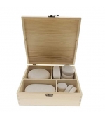 Set pietre marmura reci, 20 bucati (cod R10-4)