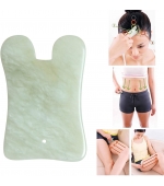 Gua Sha jade stone – rectangular shape (code G06)