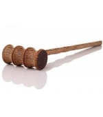 Ciocanel pentru masaj din lemn de wenge, decontracturant, relaxant, tonifiant (cod R136)