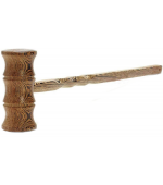 Ciocanel pentru masaj din lemn de wenge, decontracturant, relaxant, tonifiant (cod R136)
