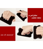 Dispozitiv  multifunctional din roca vulcanica, cu maner, pentru  masaj anticelulitic/slimming/Gua Sha (cod R61)