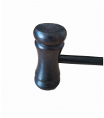 Ciocanel pentru masaj din lemn de abanos, decontracturant, relaxant, tonifiant (cod R137)