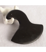 Piatra Gua Sha din roca vulcanica (cod G18)