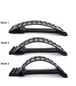 Dispozitiv Back Relax reglabil pentru indreptarea coloanei - negru (cod T54-3)