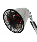 Lampa infrarosu cu brat articulat, cu baza rotabila, cu un cap (cod L10) 
