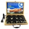 Pietre vulcanice, pentru masaj, cu incalzitor, cutie bambus, 16 piese, hot stone massage, 60W, 220V