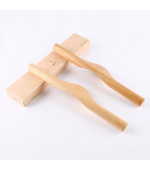 Roller  profesional din lemn, multifunctional, pentru masaj, terapie Gua Sha (cod R155)
