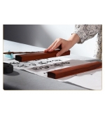 Set suport sustinere foi caligrafie, din lemn de catalpa
