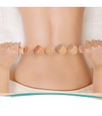 Roller profesional, din lemn, pentru masaj anticelulitic, tonifiere musculara, de relaxare, cu 5 cuburi