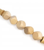 Roller profesional, din lemn, pentru masaj anticelulitic, tonifiere musculara, de relaxare, cu 5 cuburi