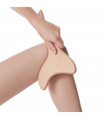 Paleta Modelatoare Multifunctionala, cu maner, lemn de fag, MaderoTerapie / Masaj Anticelulitic / Slimming / Drenaj, 34 cm