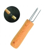 Suport pentru moxa baton sau con, cu 3 brate, cu maner din lemn (M63)