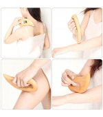 Paleta Modelatoare Multifunctionala, cu maner, lemn de santal, MaderoTerapie / Masajul Anticelulitic / Slimming /Presopunctura 